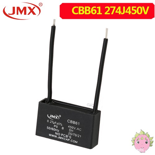 CBB61电动机启动电容器 0.27UF J 500VAC CBB61电动机启动电容器 0.27UF J 500VAC