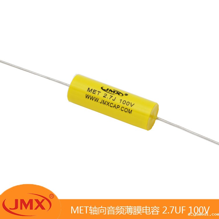 CL19/MET金属化聚酯薄膜轴向电容器 音频功放滤波降噪 2.7UF100V